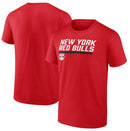 New York Red Bulls Stacked Slant T-Shirt - Red