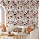 Red Flower Wallpaper - Rose Hip Wallpaper