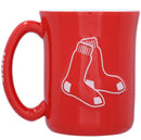 Boston Red Sox Logo Café Coffee Mug by Dynasty Sports & Framing