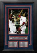 David Ortiz & Pedro Martinez Pointing Boston Red Sox 8" x 10" Framed Photo with Engraved Autographs by Dynasty Sports & Framing