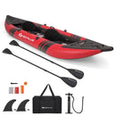 Inflatable 2-person Kayak Set with Aluminium Oars and Repair Kit by LJGDeals