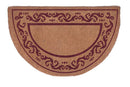 Half Round Rolling Scrolls Border Doormats