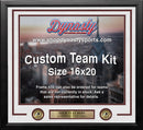 Washington Redskins Custom NFL Football 16x20 Picture Frame Kit (Multiple Colors) by Dynasty Sports & Framing