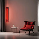 Redwood Radiance Lamp | Tall LED Strip Wooden Lamp by Interior Moderna