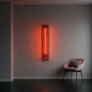 Redwood Radiance Lamp | Tall LED Strip Wooden Lamp by Interior Moderna