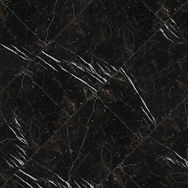 MSI Marquina Noir Porcelain Wall and Floor Tile - Regallo Collection