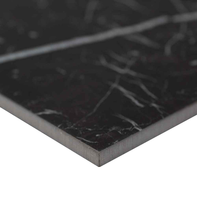 MSI Marquina Noir Porcelain Wall and Floor Tile - Regallo Collection