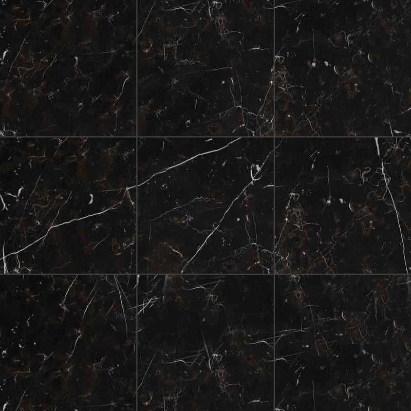 MSI Marquina Noir Porcelain Wall and Floor Tile - Regallo Collection