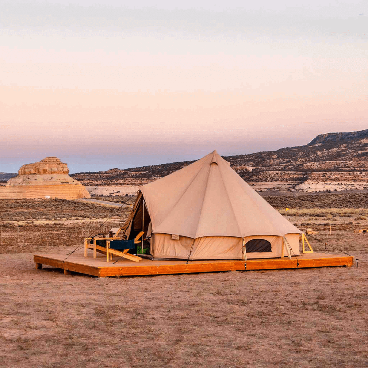 16' Regatta Bell Tent, side view