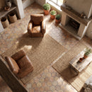 Regenerado Natural Hexagon Terracotta Tiles 6x6