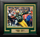 Reggie White in Action Green Bay Packers 8" x 10" Framed Football Photo by Dynasty Sports & Framing
