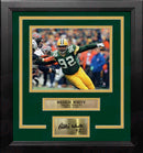 Reggie White in Action Green Bay Packers 8" x 10" Framed Football Photo with Engraved Autograph by Dynasty Sports & Framing