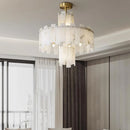 Regina White Alabaster Chandelier