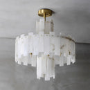 Regina White Alabaster Chandelier