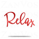 Relax Metal Art