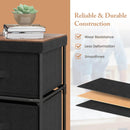 2-Drawer Nightstand with Removable Fabric Bins and Pull Handles by LJGDeals