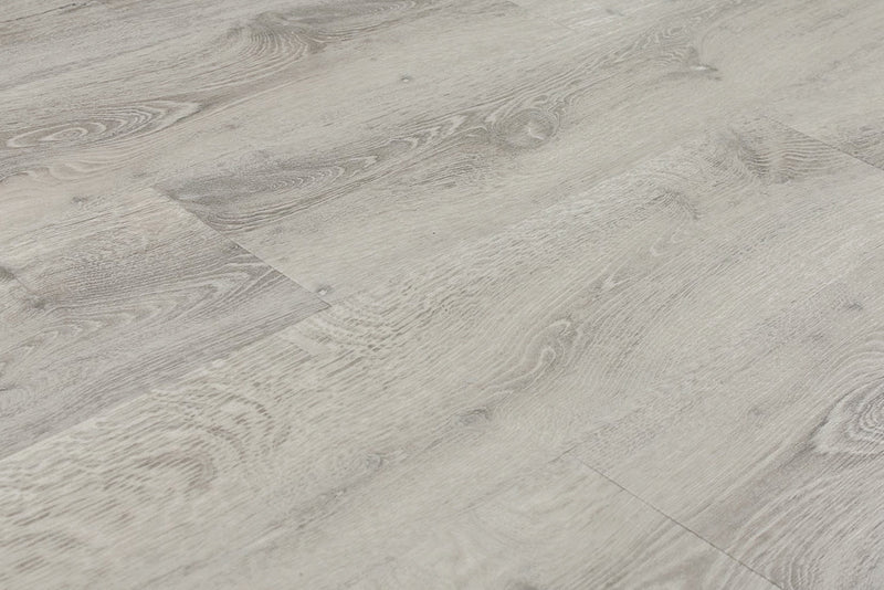 Remus WPC Embossed 9"x60" Vinyl Flooring 8.5mm - Complex Silver