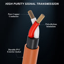 24 PACK - Right Angled Guitar Cables by FAT TOAD | Instrument Cords 20FT 1/4 Quarter Inch Straight-End 24GA Wires for Electric Guitar Pedal, Bass, Keyboards, Speaker Amplifier & Audio Studio Recording