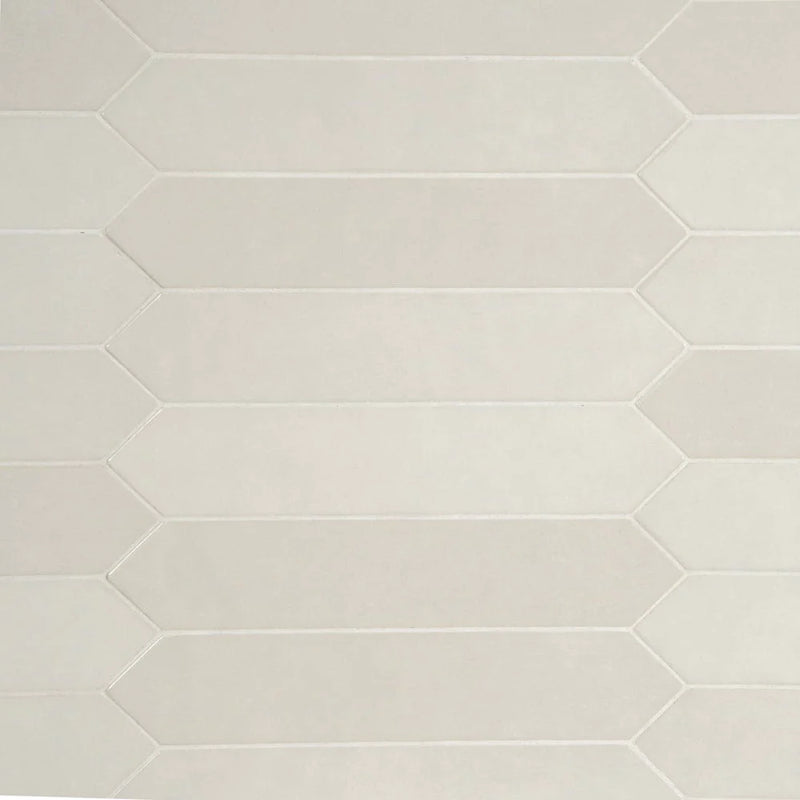 MSI Renzo Dove Pickett Glossy Ceramic Wall Tile 2.5"x13"