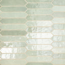 MSI Renzo Jade Pickett Glossy Ceramic Wall Tile 2.5"x13"