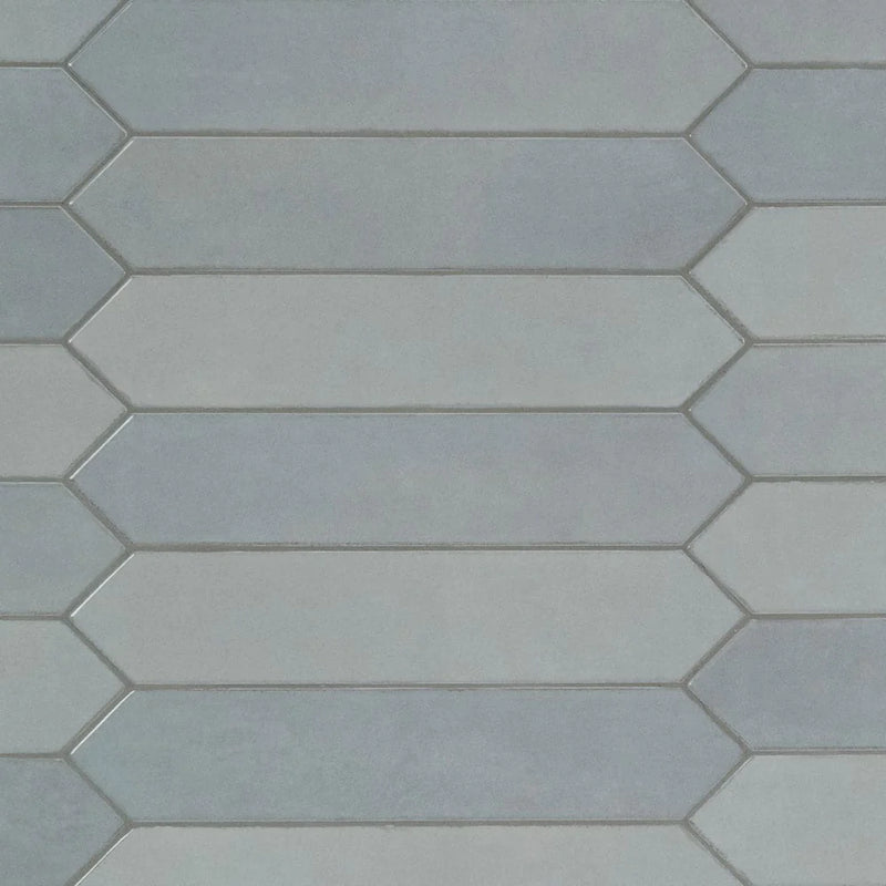 MSI Renzo Sky Picket Glossy Ceramic Wall Tile 2.5"x13"