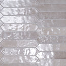 MSI Renzo Sterling Pickett Glossy Ceramic Wall Tile 2.5"x13"