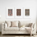 William Morris Floral Museum Exhibition Painting by Wall Art Set