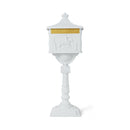 Retro Cast Aluminum Mailbox Security Postal Letter Box with Baffle Door by DirectDeals