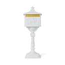 Retro Cast Aluminum Mailbox Security Postal Letter Box with Baffle Door by LJGDeals