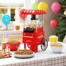 Retro Hot Air Popcorn Maker 1200W with Kernel Measuring Cup-Red by LJGDeals