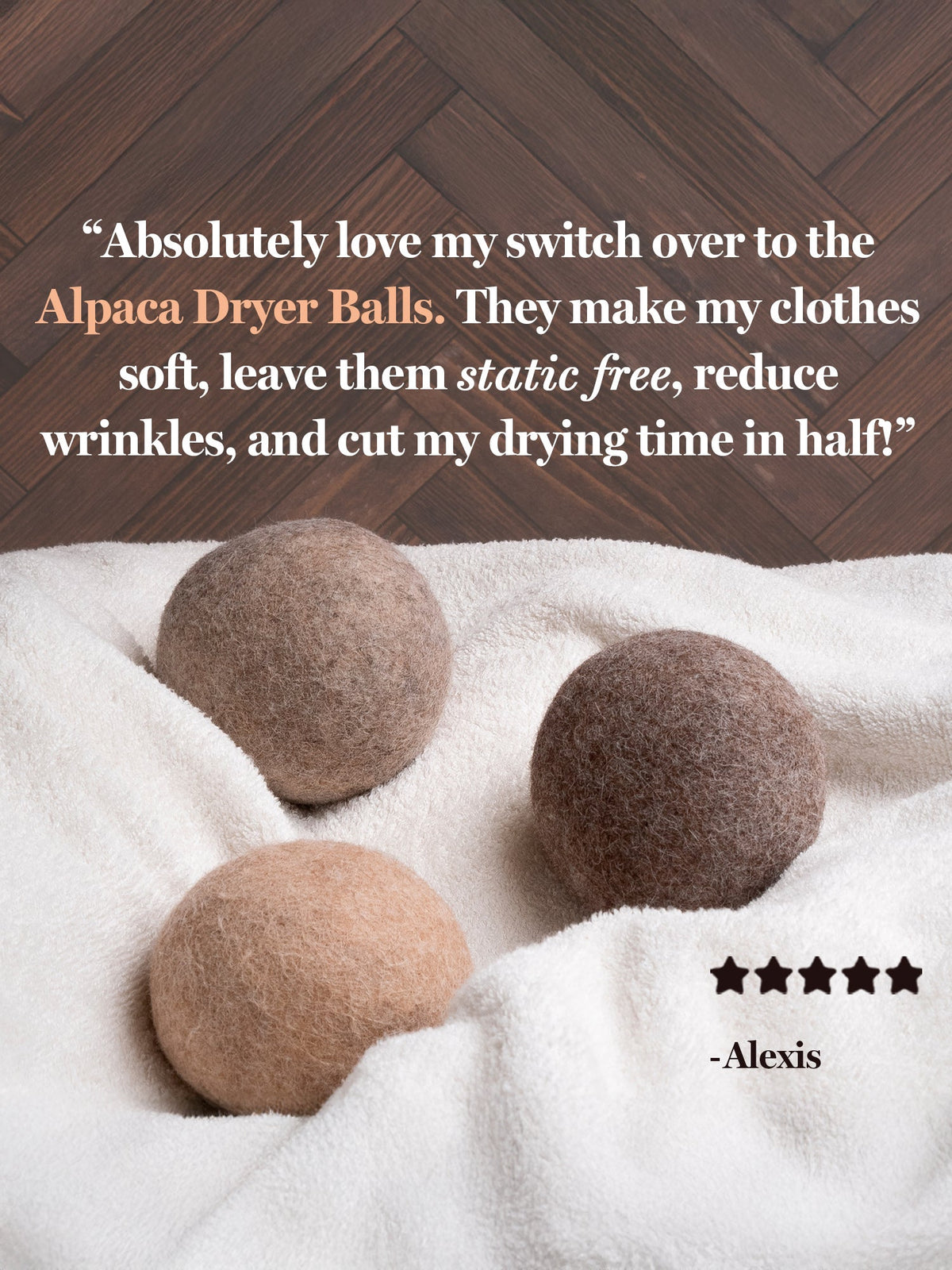 Alpaca Dryer Balls ( 3 pack ), photo 11 of 11