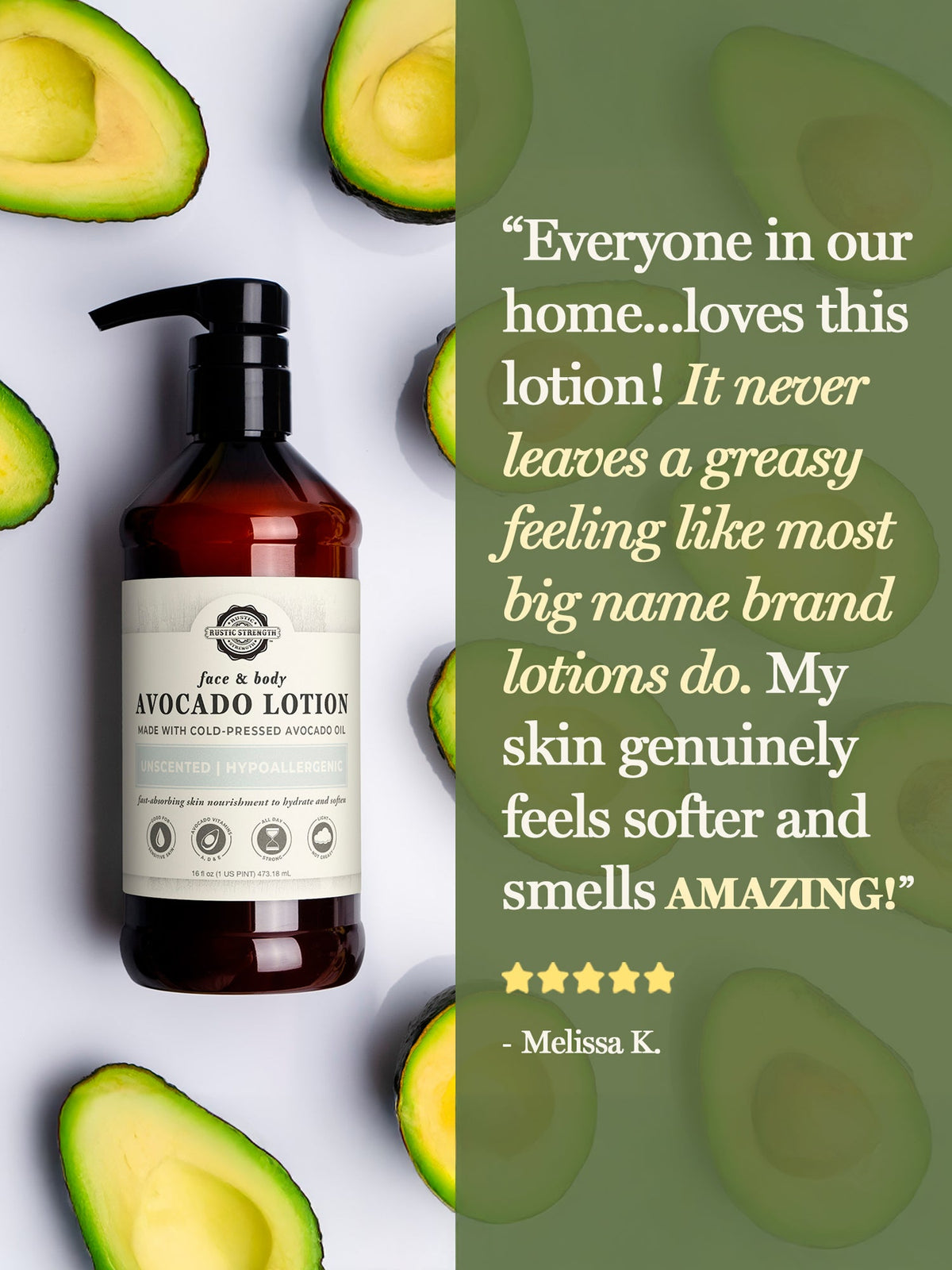 Avocado Lotion | Lavender & Tea Tree, photo 3 of 6