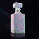 Unique Diamond Rhinestone Decanter | 730 mL | Luxurious Whiskey, Tequila, Wine Decanter - Dazzling All Over Silver Rhinestone Carafe For Spirits, Bourbon, Scotch, Durable Thick Glass HAND WASH ONLY
