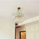Ribbed Glass Shell Pendant Chandelier