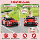 12V Kids Ride-On Car Mercedes-AMG GT3 Licensed with Adjustable Speed by LJGDeals