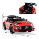 12V Kids Ride-On Car Mercedes-AMG GT3 Licensed with Adjustable Speed by LJGDeals