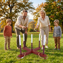 Ring Toss Game Set with 6 Rope Rings and Storage Bag by DirectDeals