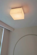 Alabaster Rivage Square Ceiling Lamp