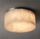Round Rivage Alabaster Ceiling Lamp