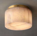 Round Rivage Alabaster Ceiling Lamp