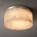 Round Rivage Alabaster Ceiling Lamp