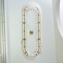 Rectangular Alabaster Round Chandelier