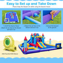 Rocket Theme Inflatable Water Slide Park with 950W Blower by LJGDeals