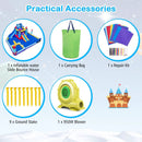 Rocket Theme Inflatable Water Slide Park with 950W Blower by LJGDeals