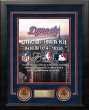 NBA Basketball Photo Picture Frame Kit - Houston Rockets (Navy Matting, Red Trim)