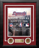 NBA Basketball Photo Picture Frame Kit - Houston Rockets (Red Matting, White Trim)