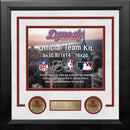 NBA Basketball Photo Picture Frame Kit - Houston Rockets (White Matting, Red Trim)