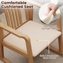 Rocking Chair with Slatted Back and Curved Armrests by LJGDeals