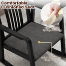 Rocking Chair with Slatted Back and Curved Armrests by LJGDeals