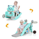 4-in-1 Rocking Horse and Slide Set for Kids by LJGDeals
